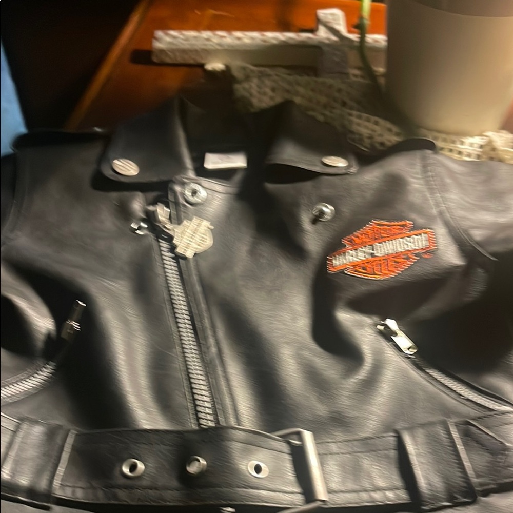 Harley-Davidson Kids Black Leather Jacket